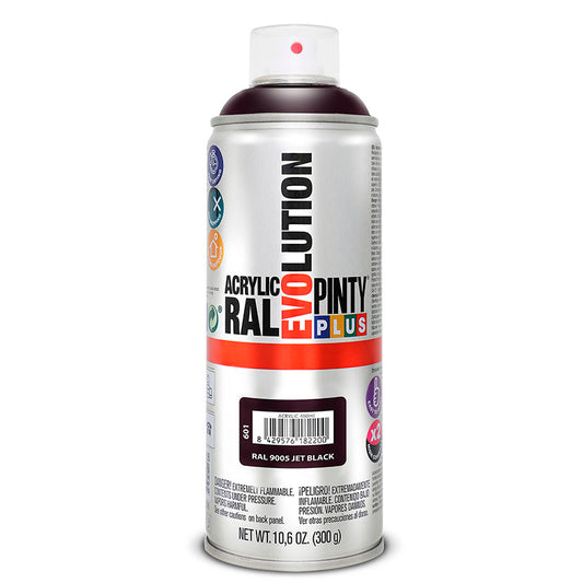 PINTURA SPRAY ACRILICA NEGRO BRILL.400ML
