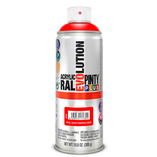 PINTURA SPRAY ACRILICA ROJO BRILL.400ML