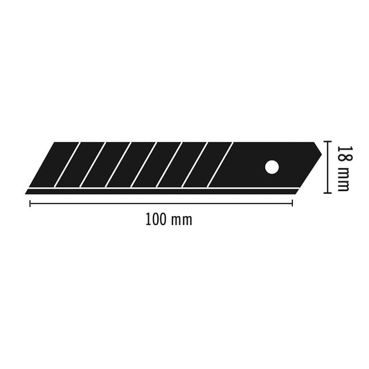 CUCHILLA B50 18 MM 10 UNIDADES RATIO