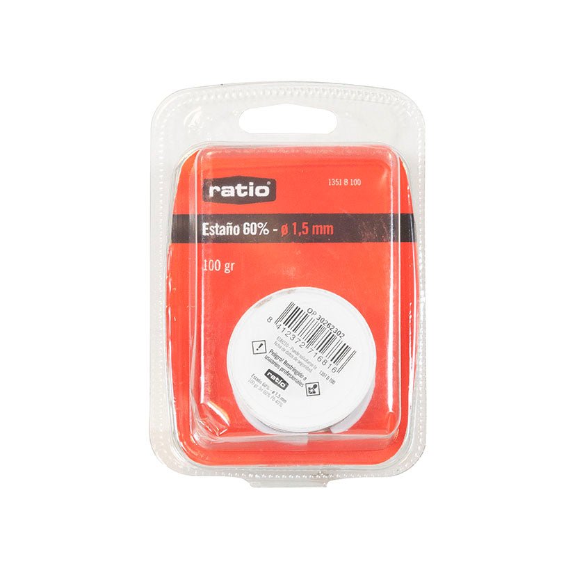 ESTAÑO BOB.60% 1,5MM.100GR.