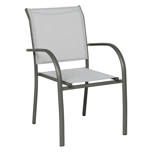 SILLA ALUM/ACERO TEXTIL.GRAFITO/GRIS