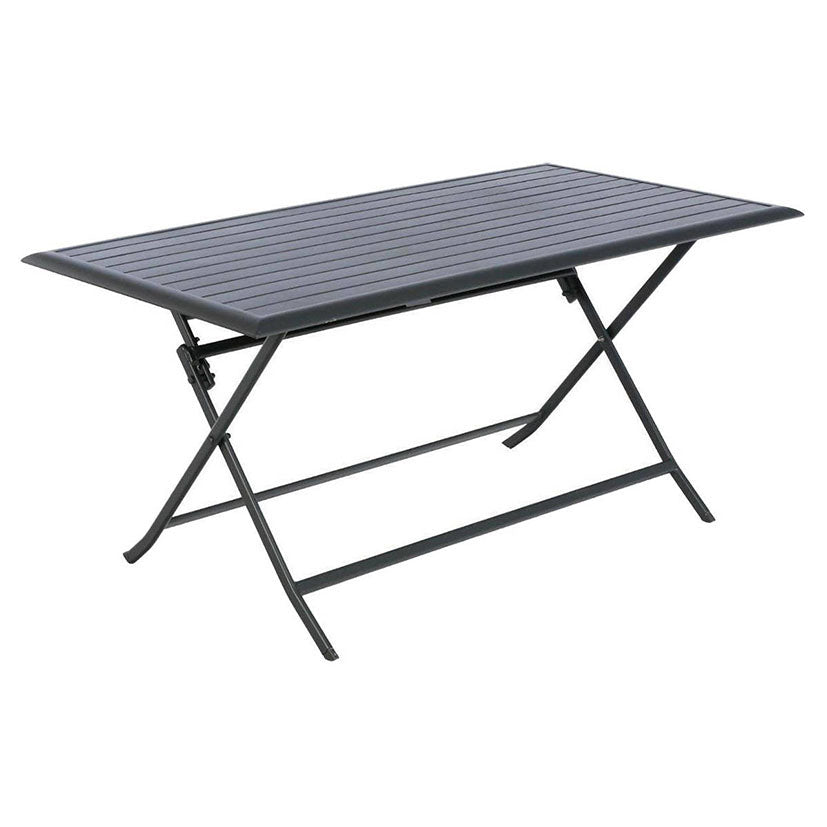MESA ALUMINIO PLEGABLE 150X80 CM.GRAFITO