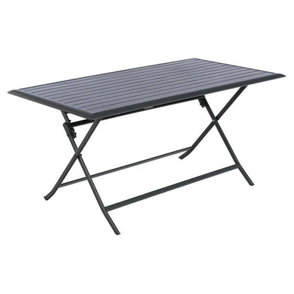 MESA ALUMINIO PLEGABLE 150X80 CM.GRAFITO