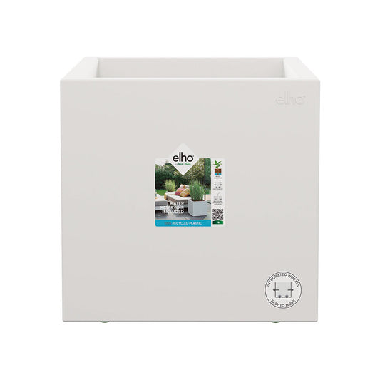 MACETA CUBO 40 CM. BLANCO