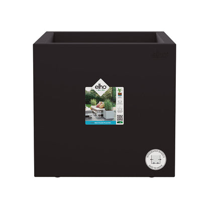MACETA CUBO 40 CM. NEGRO
