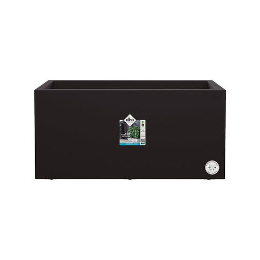 JARDINERA RECTANGULAR 80X40 CM. NEGRO