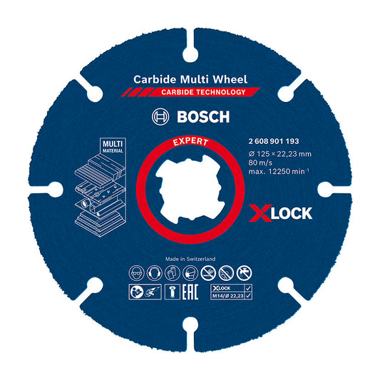 DISCO CORTE X-LOCK EXPERT 125X22.23MM.