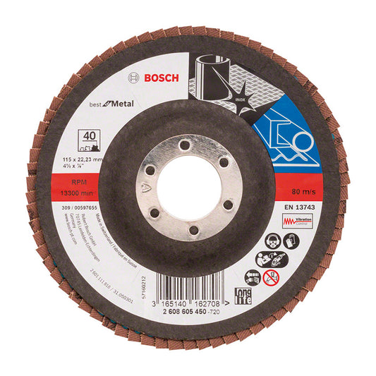 DISCO LAMINAS X571 115MM CONICO FV G40