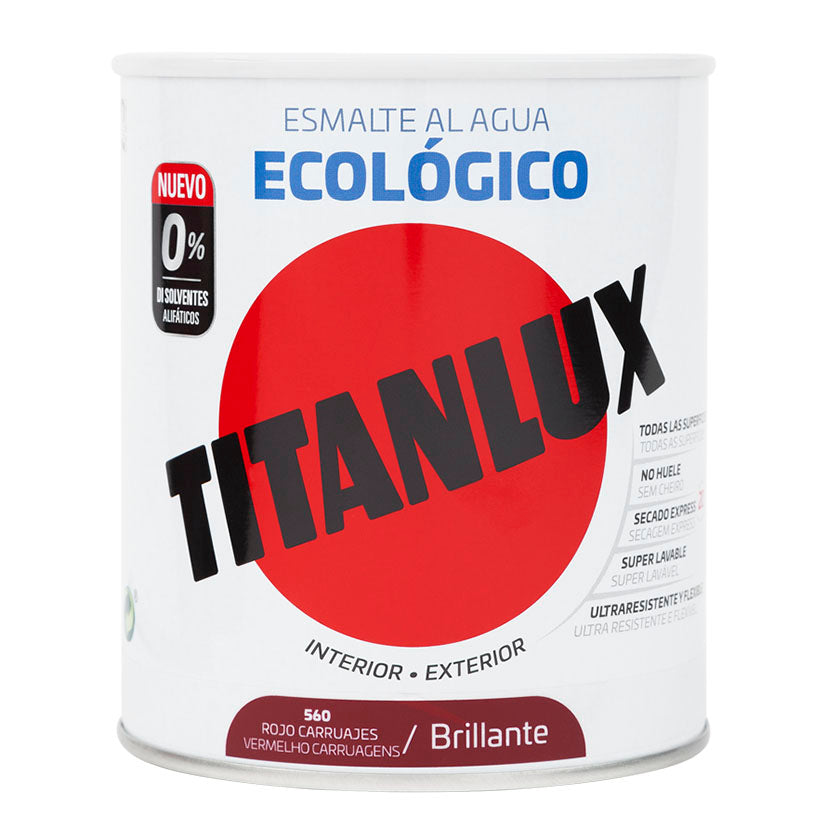 TITANLUX BASE AGUA ROJO CARRU 750ML BRIL