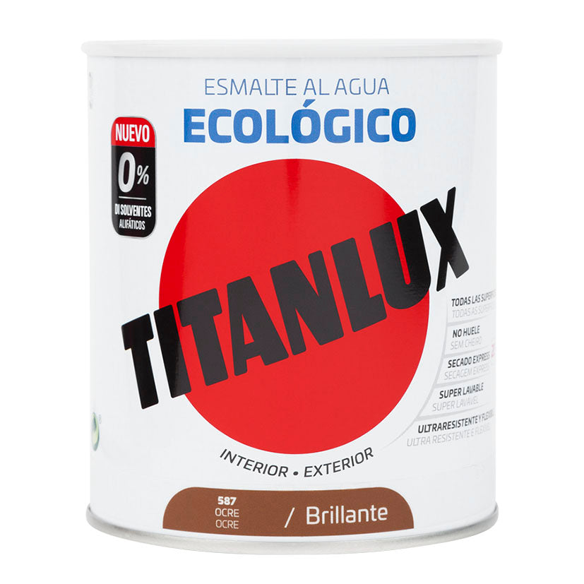 TITANLUX BASE AGUA OCRE 750ML BRILLANT