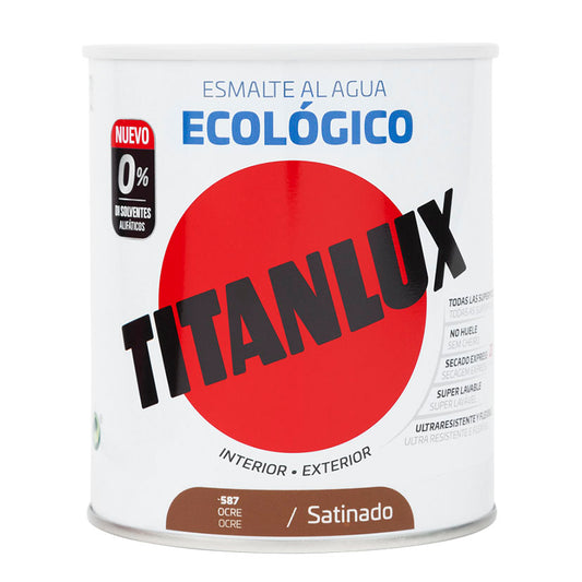 TITANLUX BASE AGUA OCRE 750ML SAT.