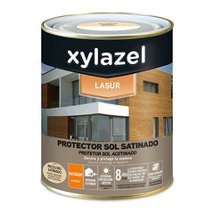 XYLAZEL lasur satinado teca, 750 ml, protección duradera