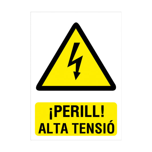SEÑAL 210X297PVC PERILL ALTA TENSIO