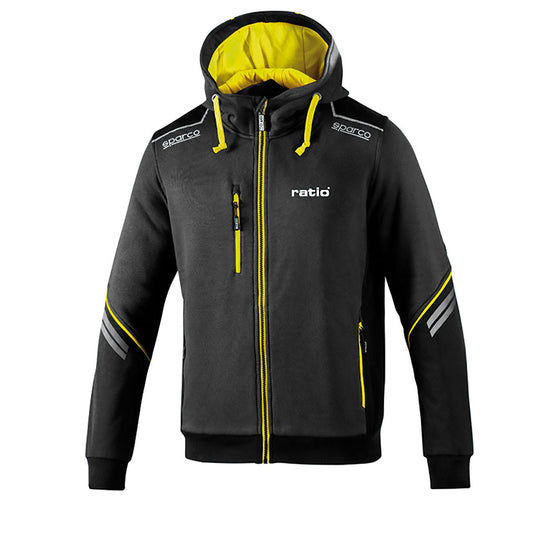 SUDADERA GRIS/AMARILLO TALLA XXXL