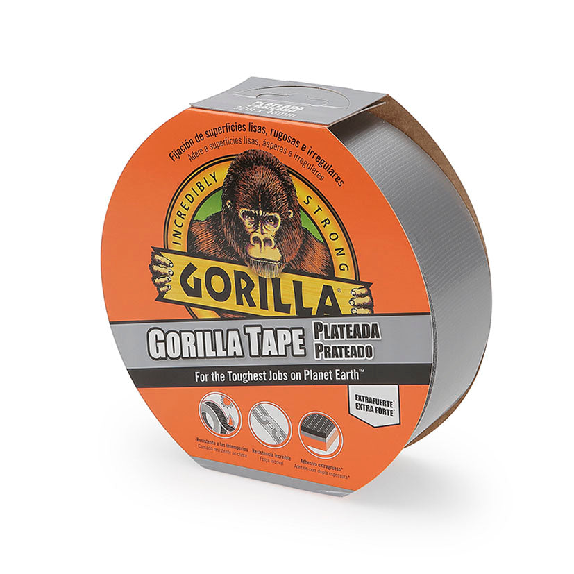 CINTA AMERICANA GORILLA 32MX48mm PLATA
