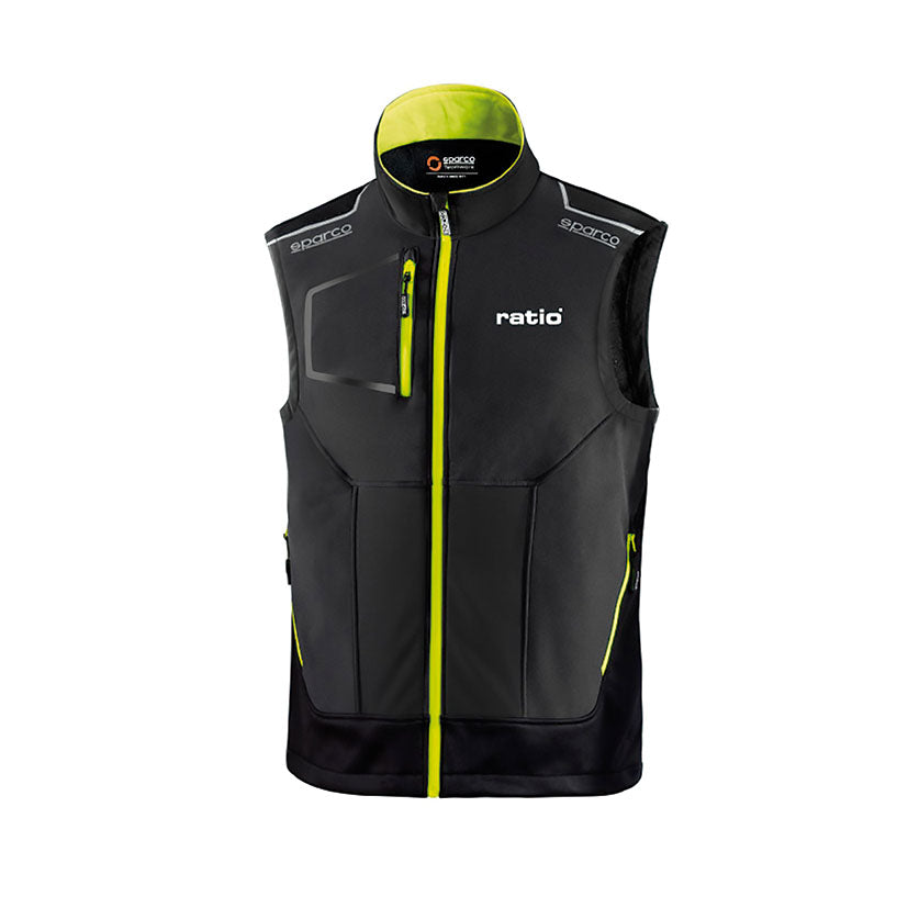CHALECO GRIS/AMARILLO TALLA XXL