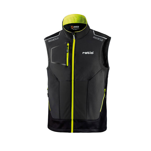 CHALECO GRIS/AMARILLO TALLA XXL