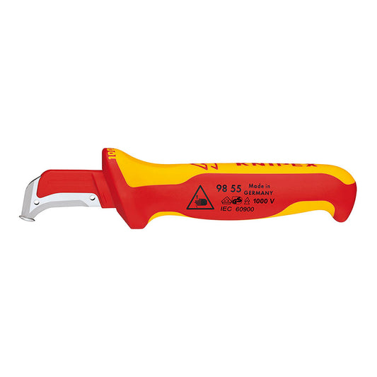 CUCHILLO PARA CABLES C/GUIA VDE 180MM.