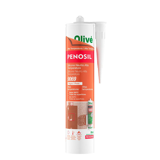 SILICONA NEUTRA ALT. TEMP  NEGRO 300ml