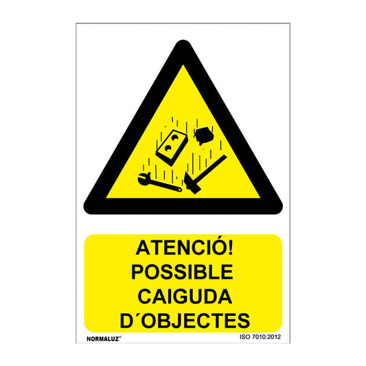 SEÑAL PERILL POSSIBLE CAIGUDA D'OBJECTES