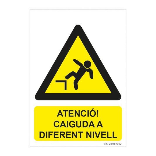 SEÑAL PERILL DE CAIGUDA A DIFERENT NIVEL