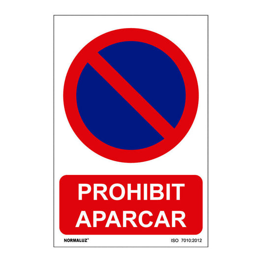 SEÑAL PROHIBIT APARCAR PVC 0,7mm