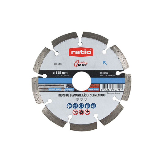 DISCO DIAMANTE LASER SEG.GRANITO 115MM.