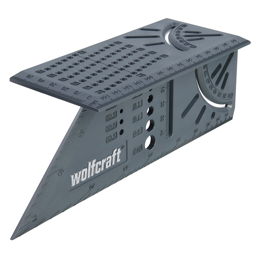 ESCUADRA PLASTICO 3D 212X62X74 WOLFCRAFT