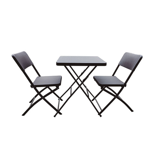 CONJUNTO MESA + 2 SILLAS PLEGABLE