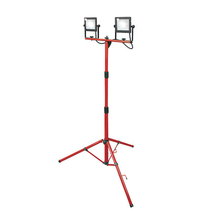Foco proyector doble LED con trípode RATIO WorkLine