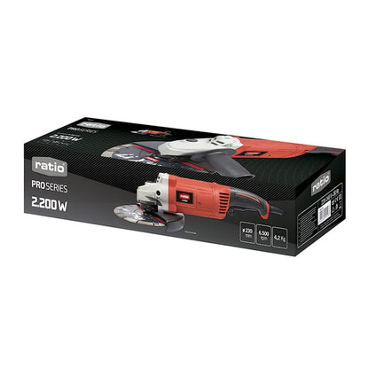 Amoladora eléctrica RATIO ProSeries R-AM2200 230 mm