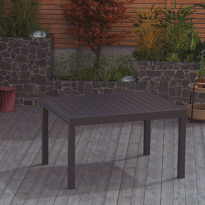 Mesa extensible jardín serie Parma  130/260X100H76 CM