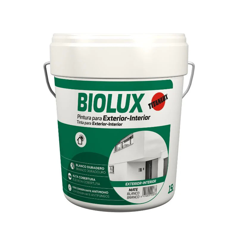 Pintura plástica TITAN BIOLUX